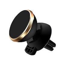 Uruchı Araç Telefon Tutacağı Güçlü Mıknatıs / 360 Dönme/metal Gövde, Manyetik Cep Telefonu Tutacağı, Tüm Telefonlar İçin Gösterge Panelinde Yapıştırma, 6 Mıknatıslı Son Teknoloji, Gold