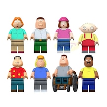 X-205 Cartoon Movie Mini Figür Family 8li Set