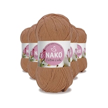 5 Adet Cotton Lüks Yelek Tunik Kazak Bluz Hırka İpi Yünü Soğan Kabuğu 97557