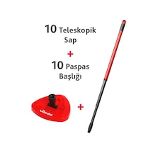 Vileda 10 Paket Turbo Sap + Turbo Classic Üçgen Başlık