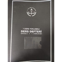 Ders Defteri 7 Derslik Yoklamalı Ortaokulu 5-6-7-8 Sınıflar