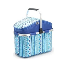 Pazly 26l Skycity Soğutucu Çanta - Izolasyonlu Kamp, Piknik, Plaj Çantası Mavi Mavi Mavi