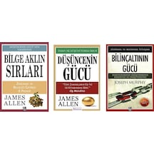 Bilge Aklin Sirlari + Dusuncenin Gucu + Bilincaltinin Gucu 3 Set