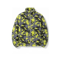 Genius Store Oversize Peluş Erkek İçi Polarlı Tam Fermuarlı Sherpa Sonbahar Kış Kadın Polar Sweatshirt Oversıze-pelus Sarı