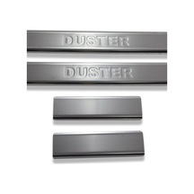 Dacia Duster 2010-2017 Krom Kapı Eşiği 4 Parça Paslanmaz Çelik