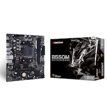 Biostar B550MT 4400 MHz DDR4 AM4 Micro ATX Anakart Biostar B550MT 4400 MHz DDR4 AM4 Micro ATX Anakart
