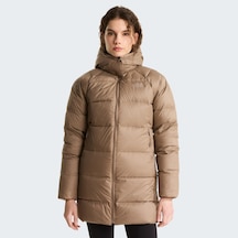 The North Face W Hydrenalite City Down Hooded Parka Kadın Mont-34116 Kahverengi