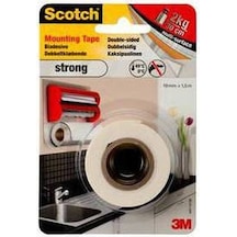 3M SCOTCH 4001 GÜÇLÜ ÇİFT TARAFLI MONTAJ BANDI 19MM X 1,5M