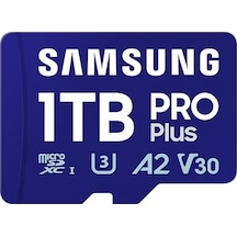 Samsung Uyumlu  Pro Plus Mb-md1t0sa/eu Microsdxc Hafıza Kartı 1 Tb 180 Mb/s'ye Kadar Okuma Hızı