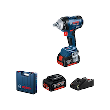 Bosch Professional GDS 18V-400 2 x 5.0Ah Çift Akülü Darbeli Somun Sıkma Makinesi - 06019K0020