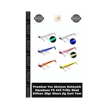 Premium Yaz Aksiyon Balıkçılık Hayabusa Fs 443 Frilly Shad Silikon 30gr Shore Jig Suni Yem