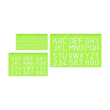 Hatas 02260 Harf Yazı Seti 3'lü 10-20-30 Mm