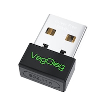 Veggieg 150 Mbps 2.4ghz Kablosuz Wifi Alıcı Verici Nano Usb Adaptör