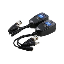 Bnc To Rj45 Video Balun - Power - Audio Konnektör Pm-3899pva