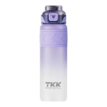 Vagonlife Tkk Soft Touch Tritan Pipetli Matara 800 Ml - Lila Standart mor