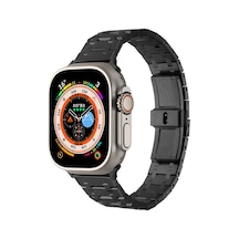 Watch 44mm Uyumlu Krd-83 Metal Zore Kordon-siyah