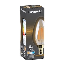 Panasonic E14 Fil Lamba 4w 360lm 2000k Gold - 5 Adet Tarı 01 Warm Gold
