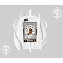 Biskilet Sweatshirt Fossilized Skull Underground Archive Beyaz