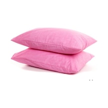 Mertim 2'li 50x70 Ranforce Pembe Yastık Kılıfı
