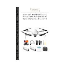 Özel Seri Elektronik Araç Video 4drc F10 Çift Akıllı Konumlandırma Drone 6k