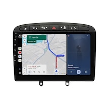 Peugeot 308 Android Multimedya Sistemi 2008-2013 8gb Ram, 64gb Hafıza, Bluetooth, Carplay & Android Auto Kamera  9"