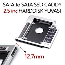 Ssd Caddy 12.7 Mm Dvd To Ssd Kızak 2 Hdd Bağlama