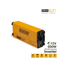 Tam Sinüs Ups Remote Ekran 12v 600w