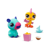 Hasbro Littlest Pet Shop 2'li Paketa 00585 G7 90 Kapibara-sarı Kuş Miniş
