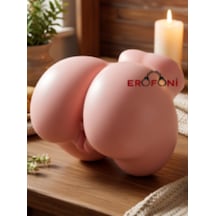 Erofoni Premium Model 5 Kg Ultra Süper Realistik 2 İşlevli Yapay Suni Vajina Anüs Kadın Kalça Mastürbatö
