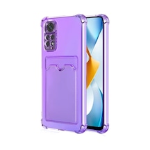 Için Card Slot Kılıf Lila 11 İle Uyumlu Kılıf - Lila