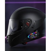 Motosiklet Intercom Bluetooth 5.3 1000m Mesafeli Rgb Işıklı Xuczzzy20intercom