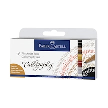 Faber Castell Pitt Çizim Kalemi Kaligrafi Seti 6’Lı