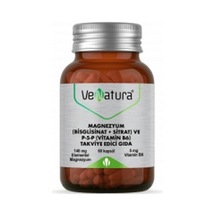 Magnezyum Bisglisinat Sitrat Ve P-5-p Vitamin B6 60 Kapsül