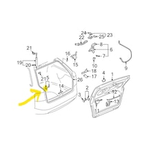 2000-2005 Audi A4 Avant Bagaj Duraklama 8e9827249 S4 B5