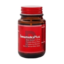 İmuneks Farma Plus® Beta Glukan (1,3/1,6), Aserola Meyve Tozu ve Kuşburnu Eki içeren Takviye Edici Gıda 