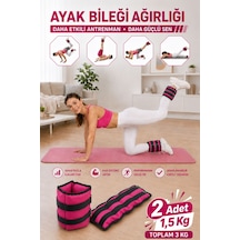 1,5 Kg Fuşya Deluxe Comfort El Ayak Ağırlığı Fuşya