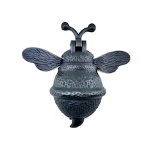 Mepa Antika Tarz Dekoratif Pirinç Arı Kapı Tokmağı, Taktak - Büyük, 163x150mm, Oksit Najmaddin Standart