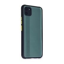 Realme C11 Kılıf Miami Şeffaf Silikon - Lacivert -