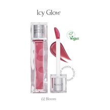 Muzigae Mansion Uzun Süre Parlak Görünüm Sunan Lip Gloss Icy Glow 02 Bloom 02 Bloom