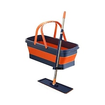 Sogut Metal Saplı Katlanır Kovalı Mop Set