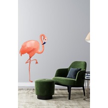 Flamingo Desenli Duvar Sticker 35x60 Cm
