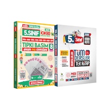 2027 5.Sınıf İOKBS PAKET 8li Tıpkı Basım/Tüm Dersler Tek Kitap Çözümlü Çıkmış Soru Bankası 2li Set