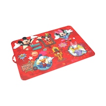 Lisanslı Mickey Mouse Amerikan Servisi - Minnie Mouse Amerikan Servis - Çocuk Yemek Altlığı
