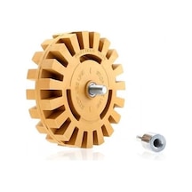 Çift Taraflı Bant Ve Yapışkan Sökücü Disk 100 Mmx 25mm Kaplama, Etiket Ve Folyo Temizleme Aparatı Icysd