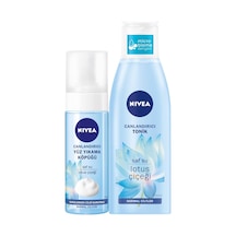 Nivea Lotus Çiçeği Canlandırıcı Yüz Temizleme Köpüğü 150 ML + Canlandırıcı Tonik 200 ML