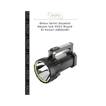 Delux Serisi Seyahat Akşam Işık Yh21 Büyük El Feneri 2400mah