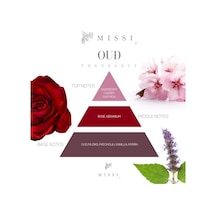 130 Ml Kahverengi Konik Cam Şişe Bambu Çubuklu Oud Oda Kokusu Abundance Prosperity