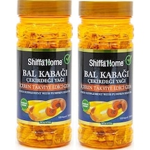 Aksu Vital Shiffa Home Kabak Çekirdeği Yağı Takviye Gıda 1000 MG 100 Kapsül 2 Adet