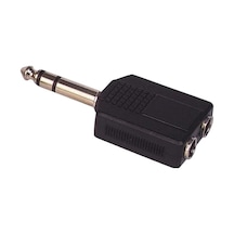 Ayt 6.3 Mm Stereo Erkek 6.3 Mm Stereo Dişi X 2 Çevirici Jack
