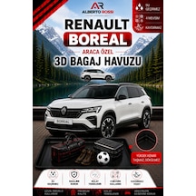 Renault Boreal 2026 - 2026 Üst Kısım Araca Özel 3d Bagaj Havuzu